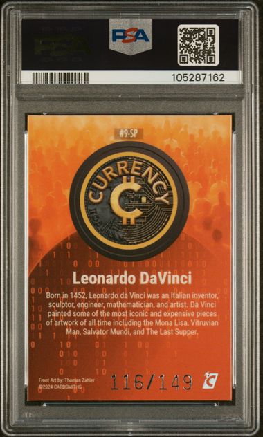 Leonardo Da Vinci #9SP - Currency Series 3 - Beryl Gem - PSA 9