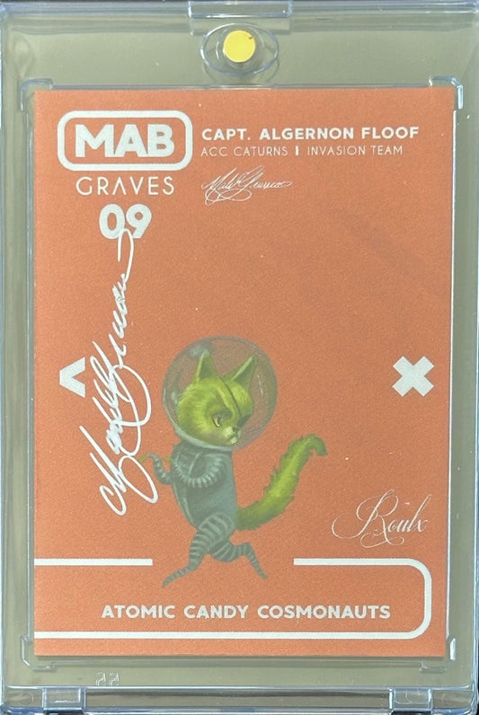 Mab Graves - Atomic Candy Cosmonauts - Capt. Algernon Floof #9 (Moon Lava Parallel) /20 – Artist Signed