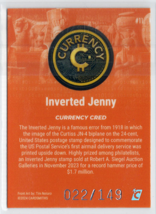 Cardsmiths Series 4 – Inverted Jenny #11 – Beryl 022/149