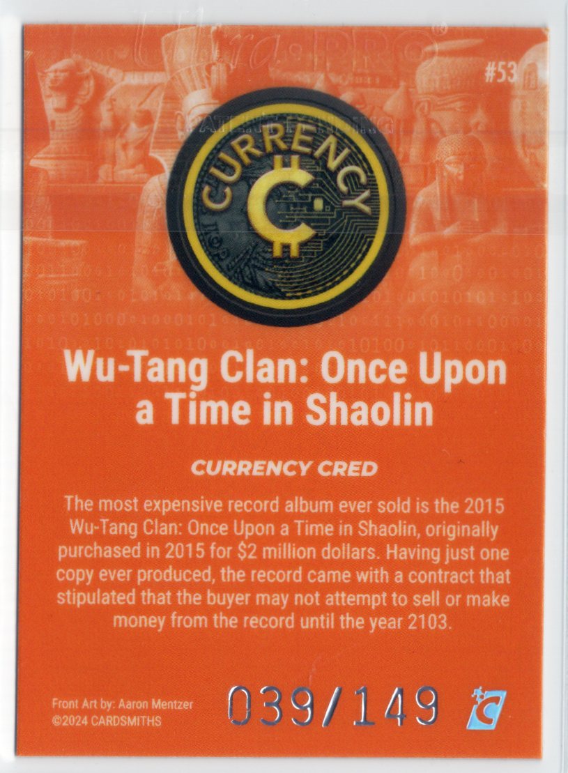 Cardsmiths Series 4 – Wu-Tang Clan #53 – Beryl 039/149