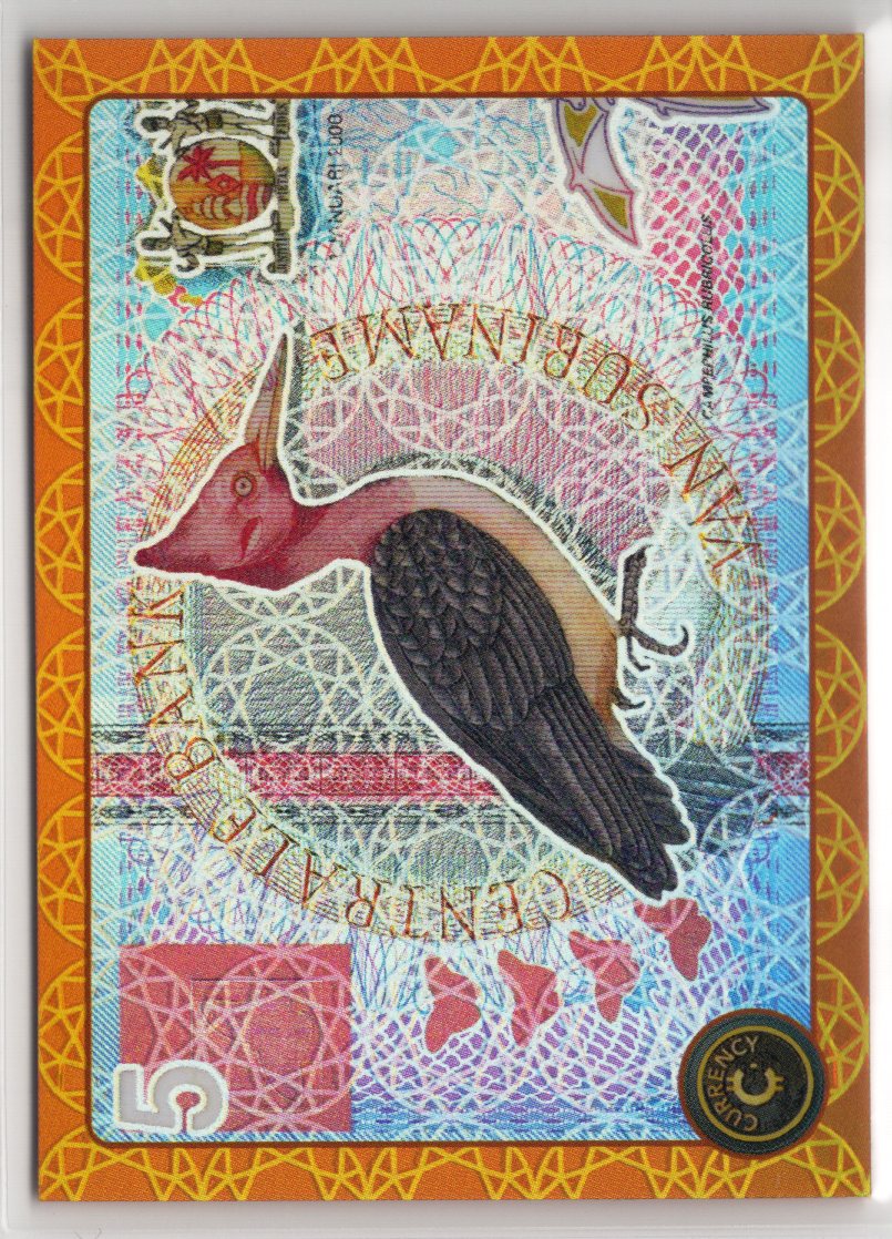 Cardsmiths Series 4 – Suriname 5 Gulden #44 – Beryl 081/149