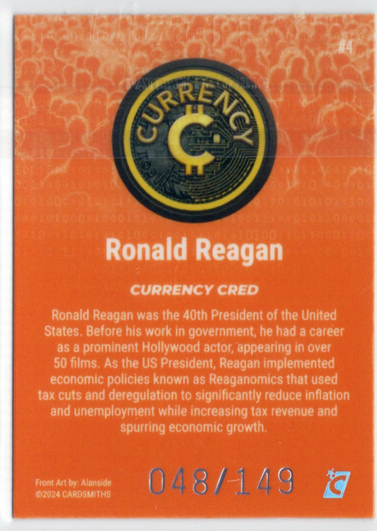 Cardsmiths Series 4 – Ronald Reagan #4 – Beryl 048/149