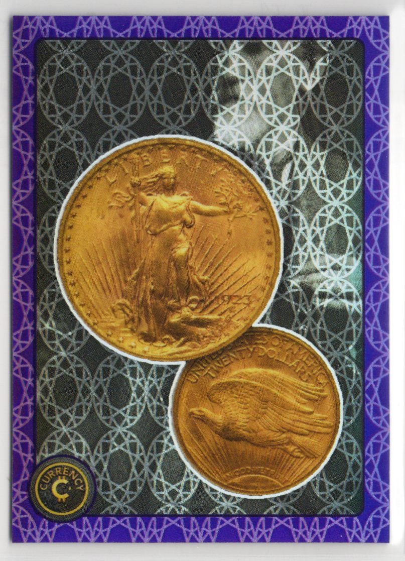 Cardsmiths Series 4 – Saint-Gaudens $20 Double Eagle #15 – Amethyst 30/49