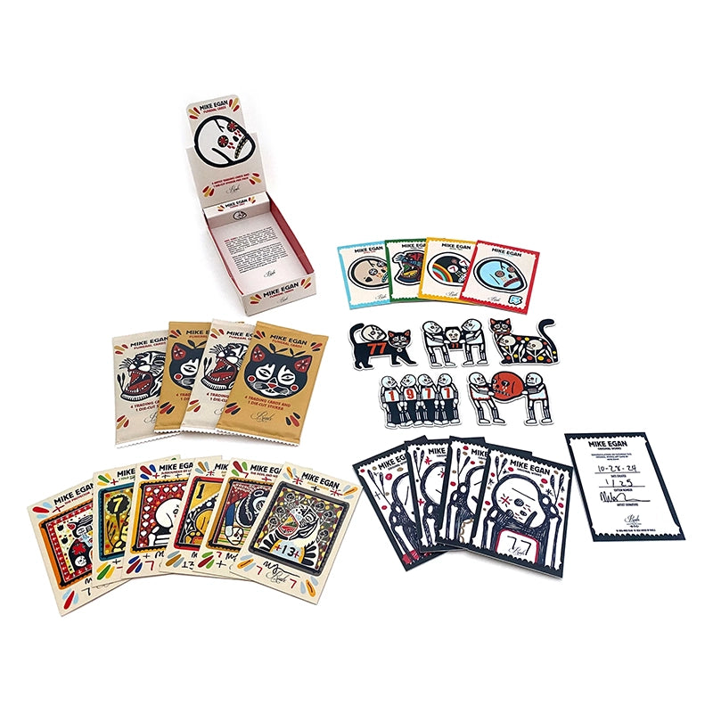 Mike Egan "Funeral Cards" Artist Trading Cards - Factory Sealed 6-Box Hobby Case (with Exclusive Bonus Print)