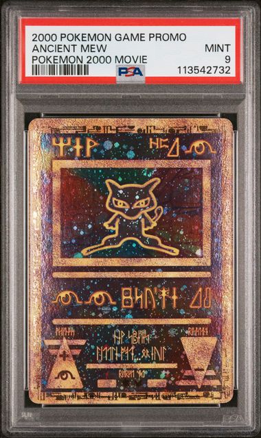 2000 Pokémon Game Promo Ancient Mew – Pokémon 2000 Movie – PSA 9