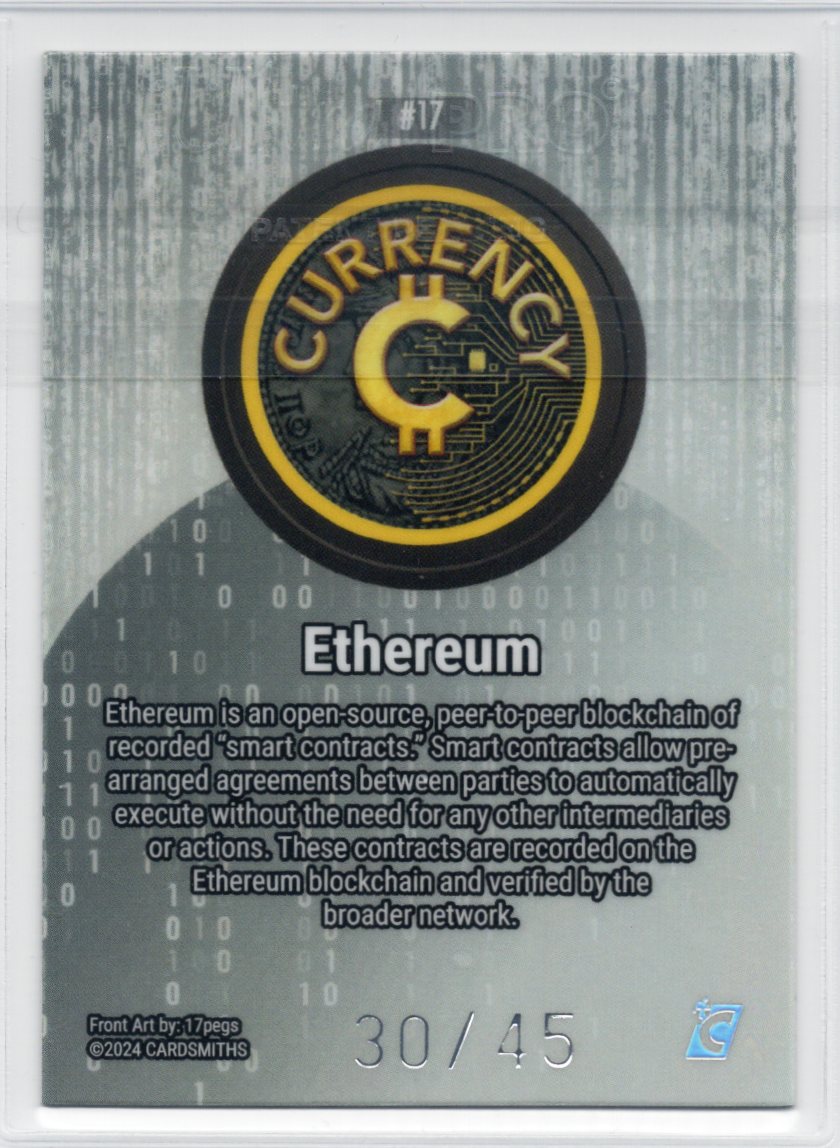 Cardsmiths Series 3 – Ethereum #17 – Opal 30/45