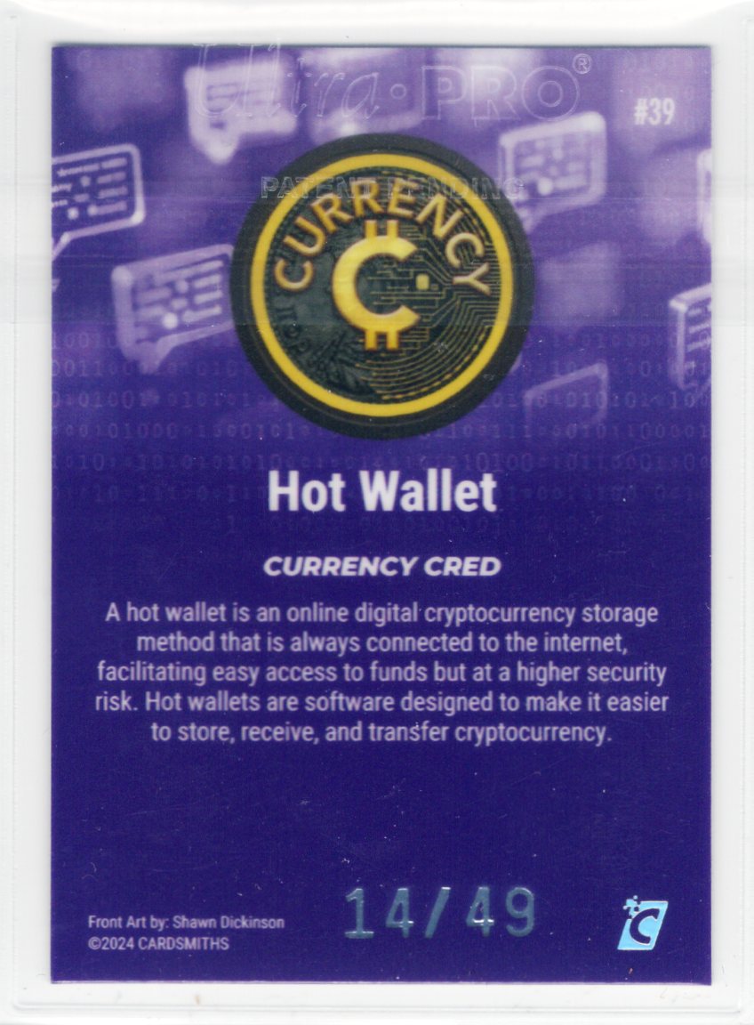 Cardsmiths Series 4 – Hot Wallet #39 – Amethyst 14/49