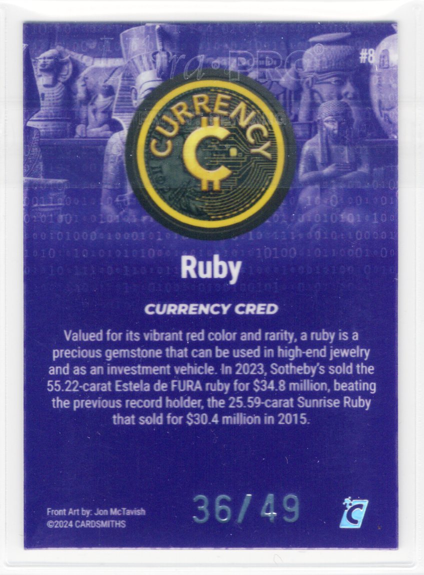 Cardsmiths Series 4 – Ruby #8 – Amethyst 36/49