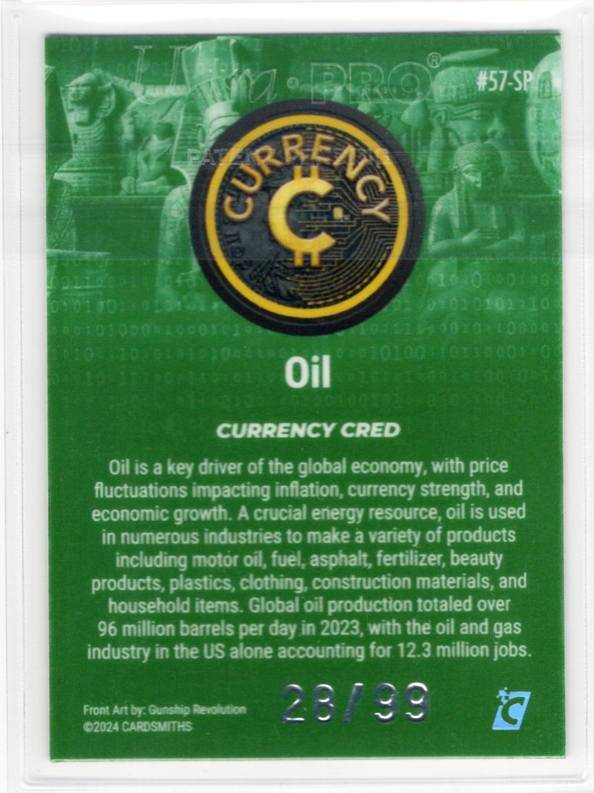 Cardsmiths Series 4 – Oil #57-SP – Emerald 28/99