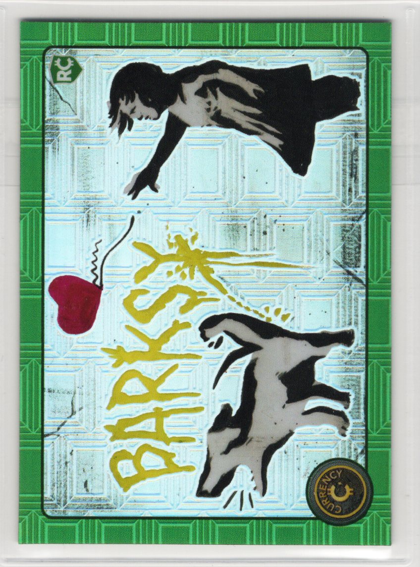 Cardsmiths Series 4 – Banksy #43 – Emerald 09/99
