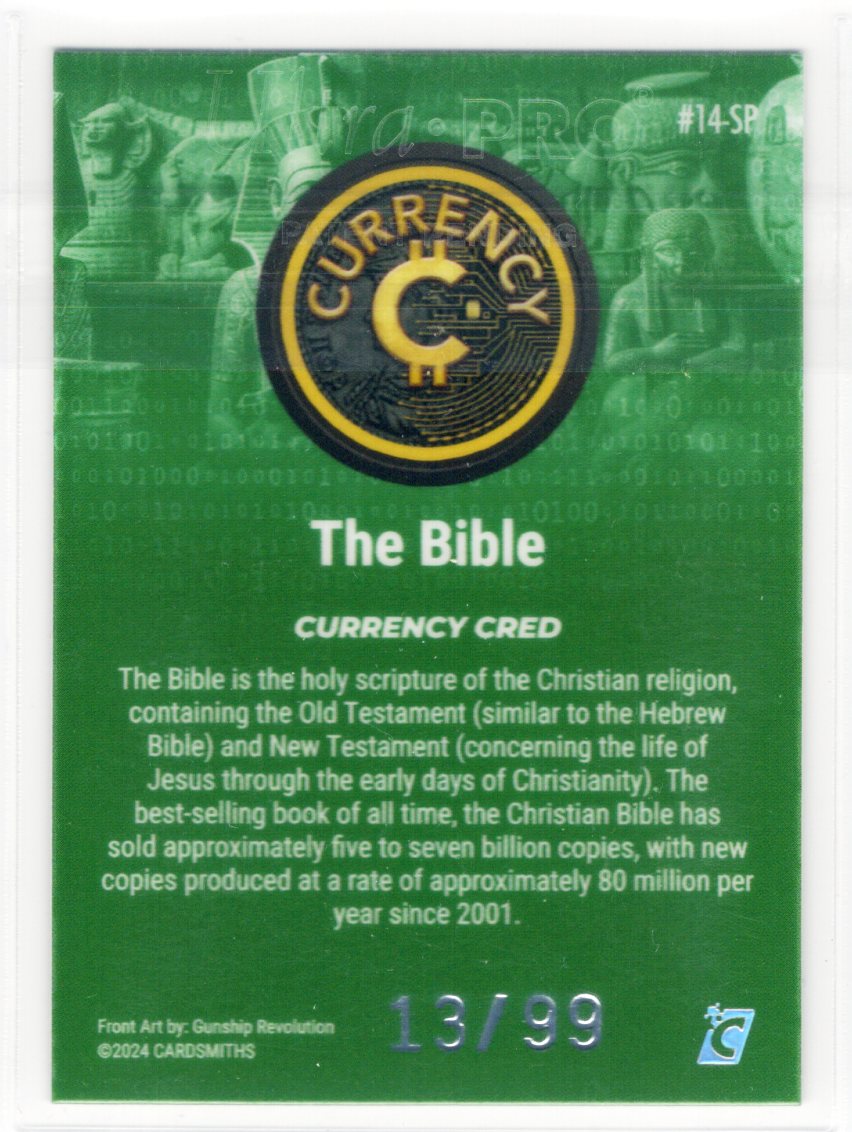 Cardsmiths Series 4 – The Bible #14-SP – Emerald 13/99