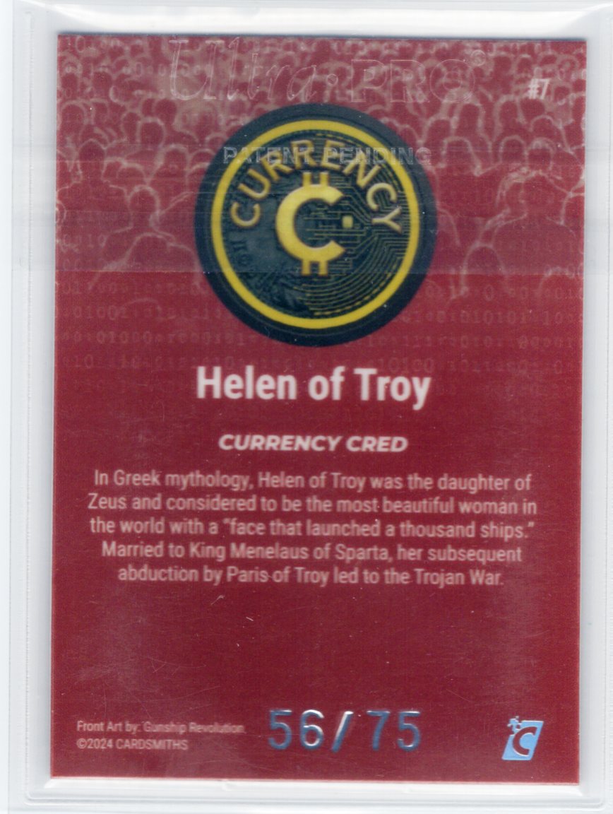 Cardsmiths Series 4 – Helen of Troy #7 – Garnet 56/75