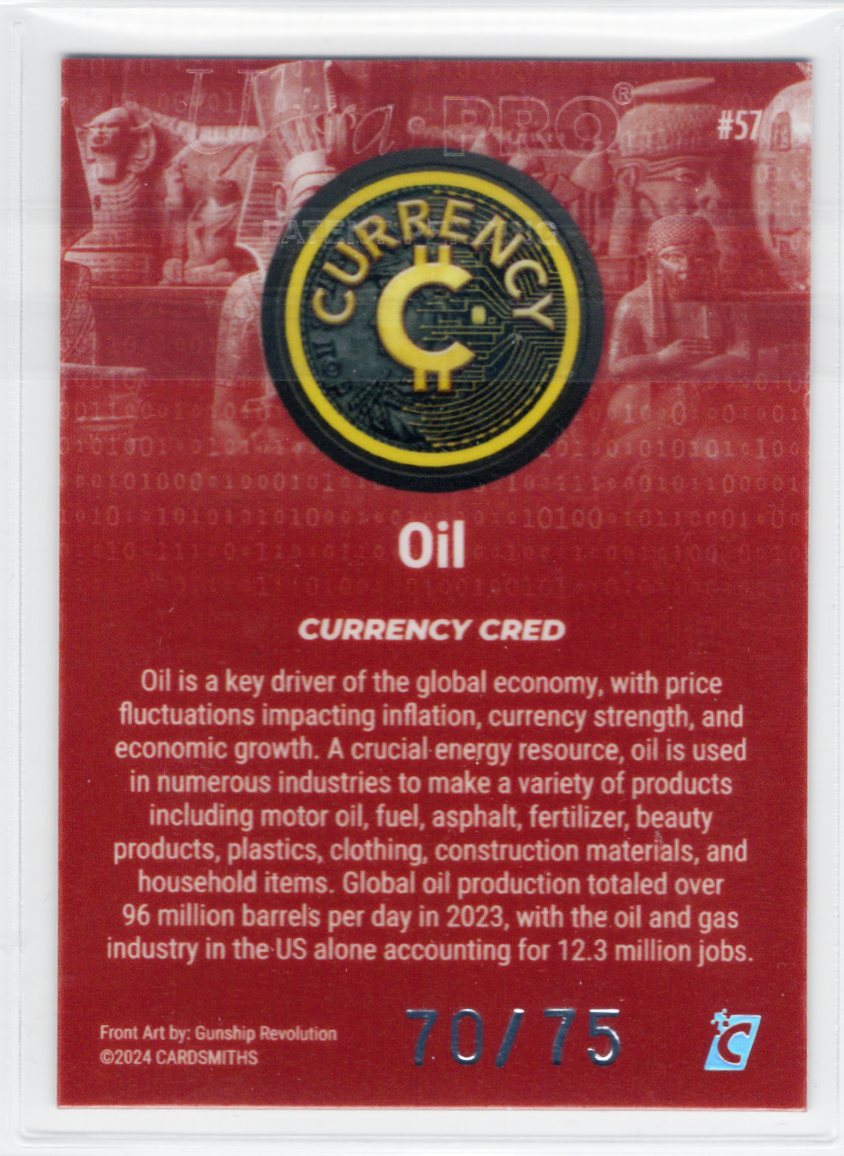 Cardsmiths Series 4 – Oil #57 – Garnet 70/75