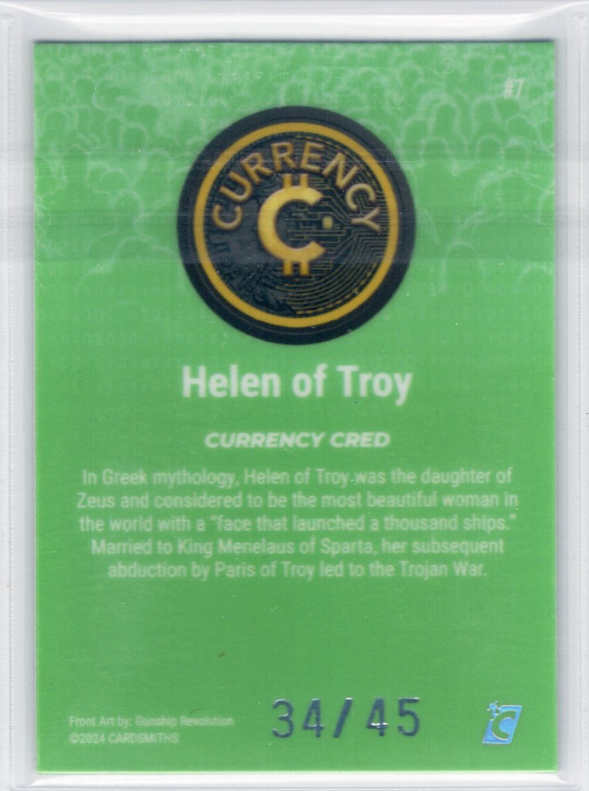 Cardsmiths Series 4 – Helen of Troy #7 – Jade 34/45