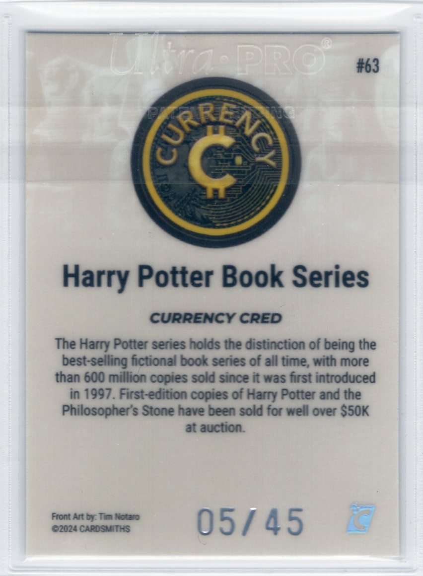 Cardsmiths Series 4 – Harry Potter Book Series #63 – Opal 05/45