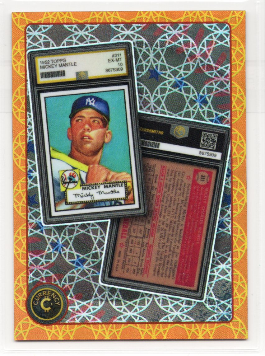 Cardsmiths Series 5 – 1952 Mickey Mantle #118 – Beryl 110/149