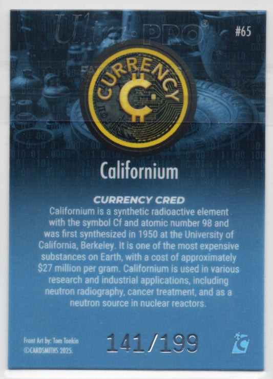 Cardsmiths Series 5 – Californium #65 – Blue Topaz 141/199