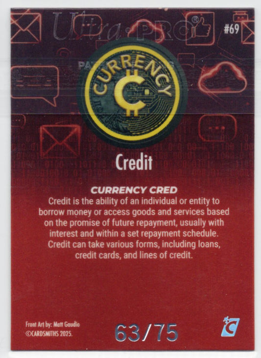 Cardsmiths Series 5 – Credit #69 – Garnet 63/75