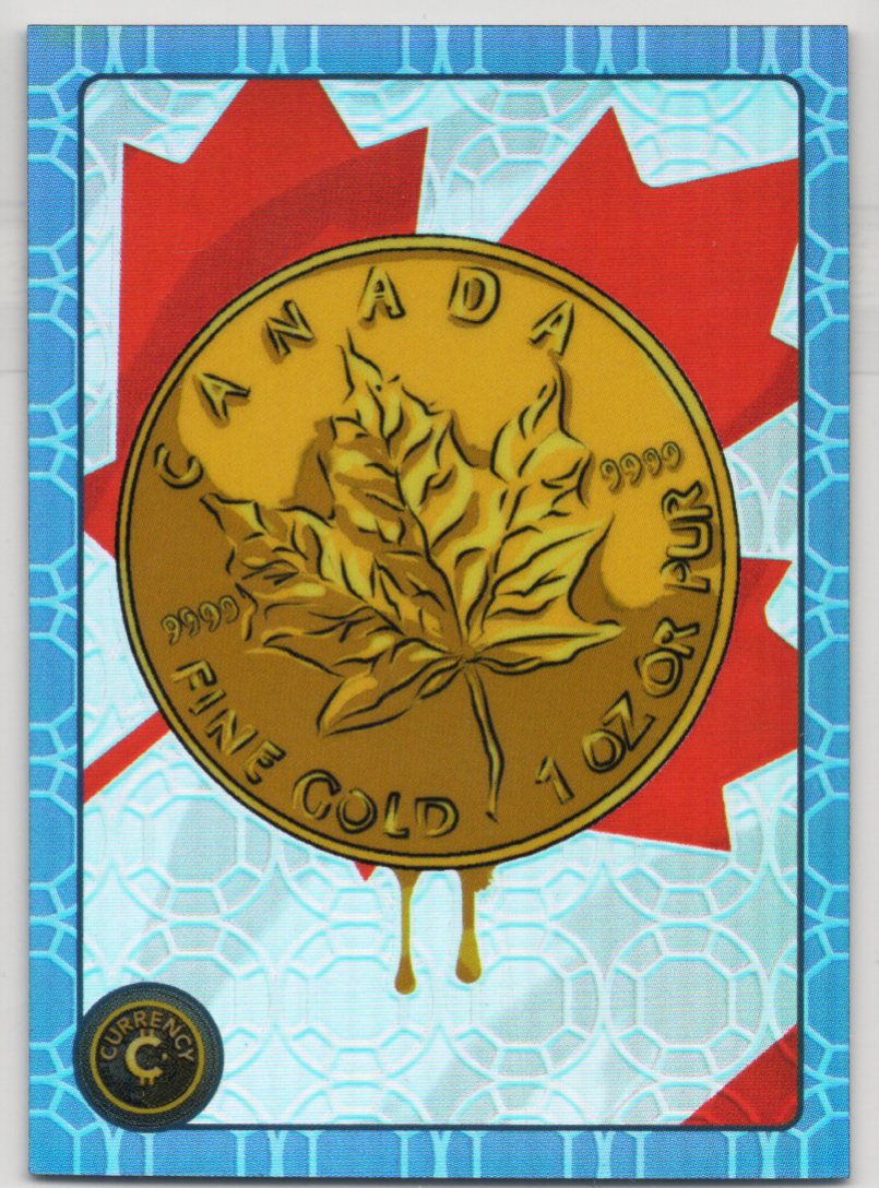 Cardsmiths Series 5 – Gold Maple Leaf #9 – Blue Topaz 179/199