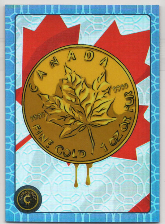 Cardsmiths Series 5 – Gold Maple Leaf #9 – Blue Topaz 179/199