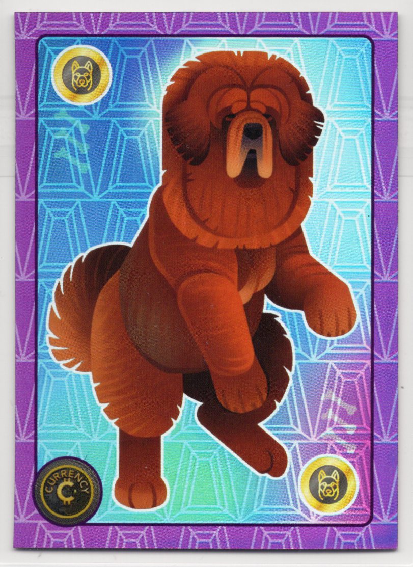Cardsmiths Series 5 – Tibetan Mastiff #67 – Tanzanite 036/299