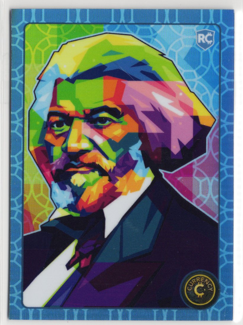 2025 Cardsmiths Series 5 – Frederick Douglass #107 – Blue Topaz Gemstone 114/199