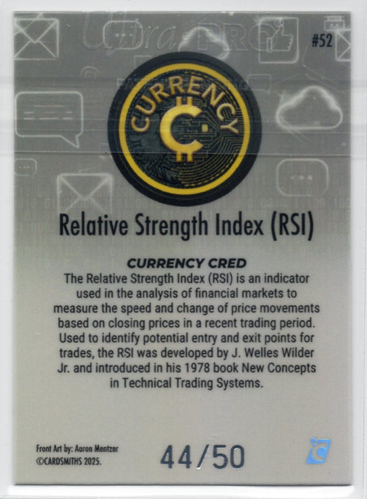 2025 Cardsmiths Series 5 – Relative Strength Index (RSI) #52 – Silver 44/50