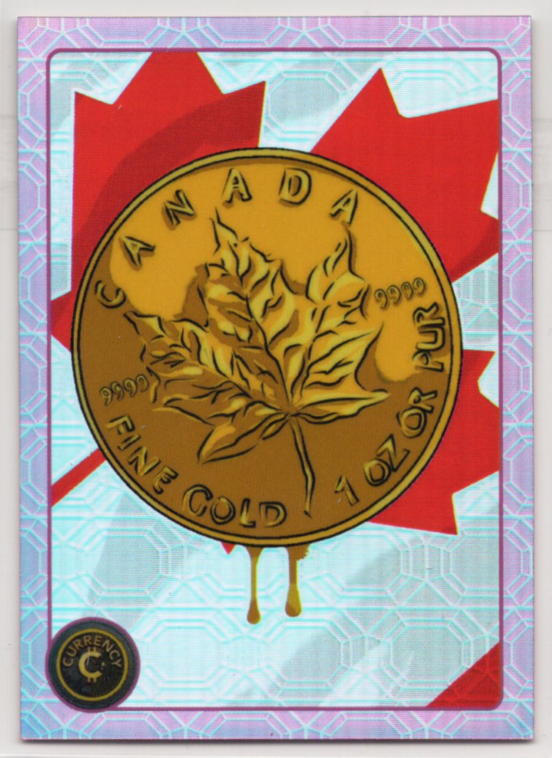 Cardsmiths Series 5 – Gold Maple Leaf #9 – Pink Topaz (Mystery Print Run)
