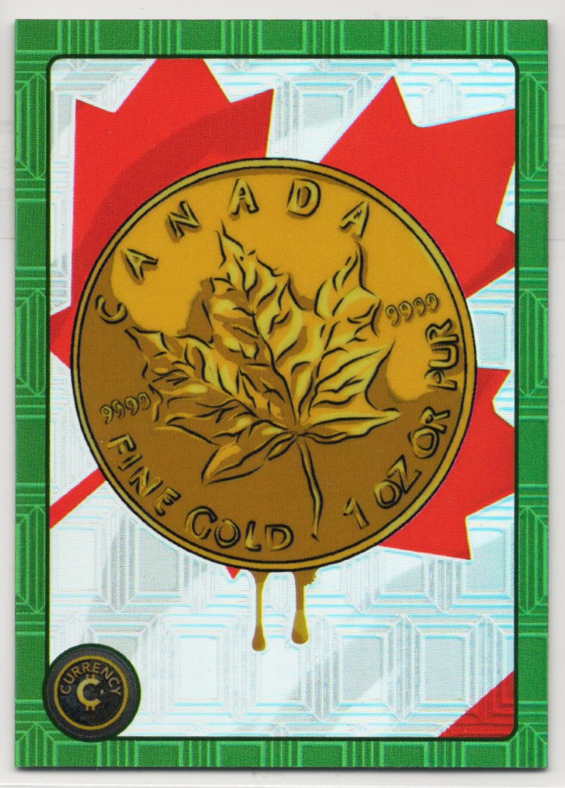 Cardsmiths Series 5 – Gold Maple Leaf #9 – Emerald 76/99