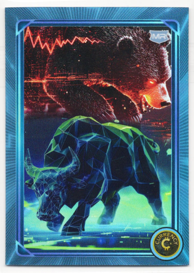 Cardsmiths Series 5 – Meta-Rare Refractor MR#3 – Bull & Bear Market