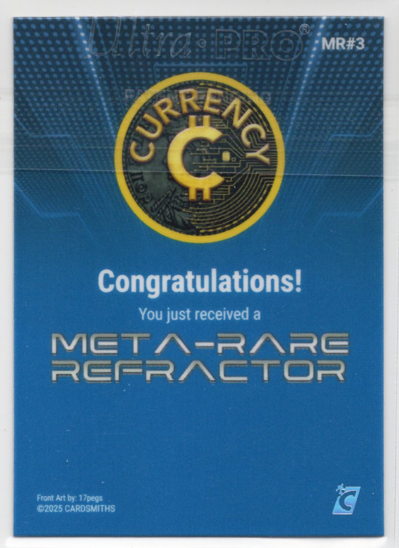 Cardsmiths Series 5 – Meta-Rare Refractor MR#3 – Bull & Bear Market