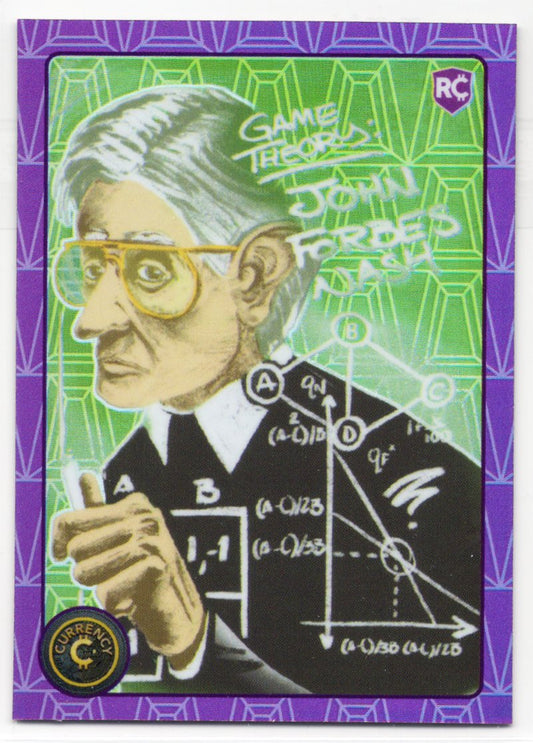 Cardsmiths Series 5 – John Forbes Nash Jr. #49 – Tanzanite 063/299