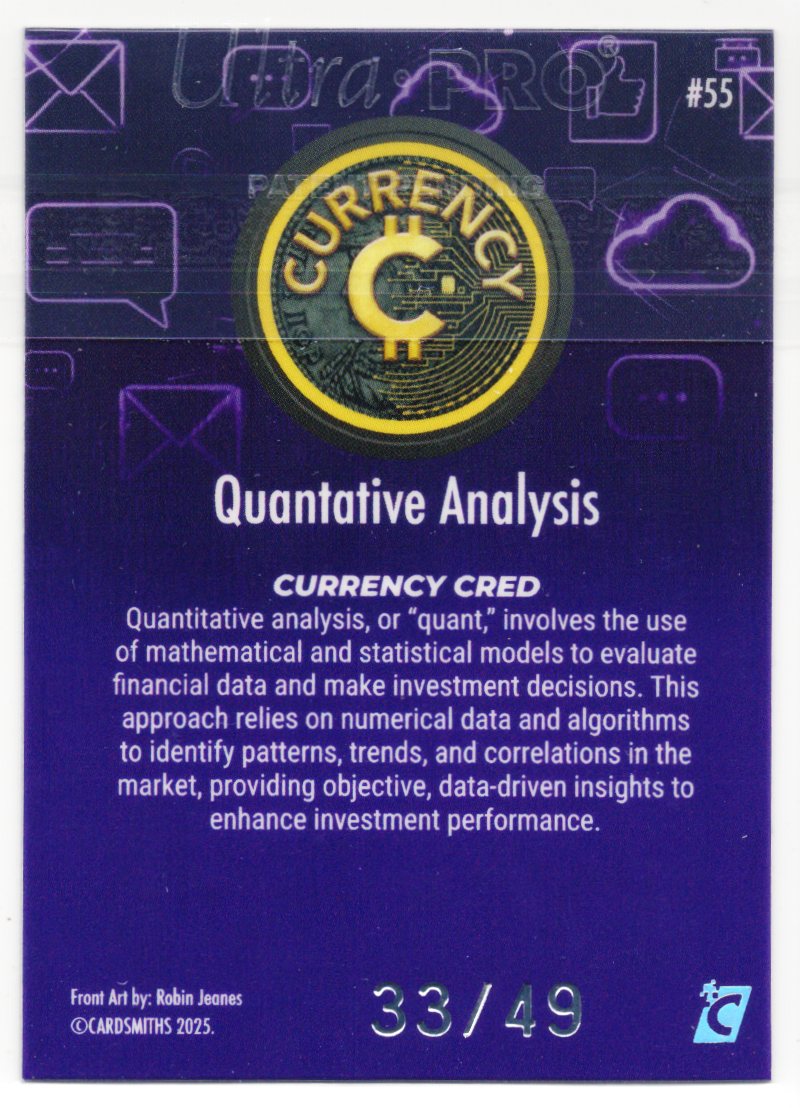 Cardsmiths Series 5 – Quantitative Analysis #55 – Amethyst 33/49
