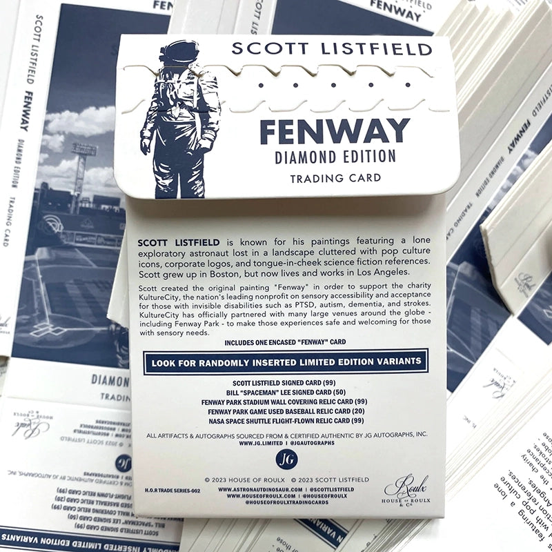 Scott Listfield "Fenway" Diamond Edition Trading Card