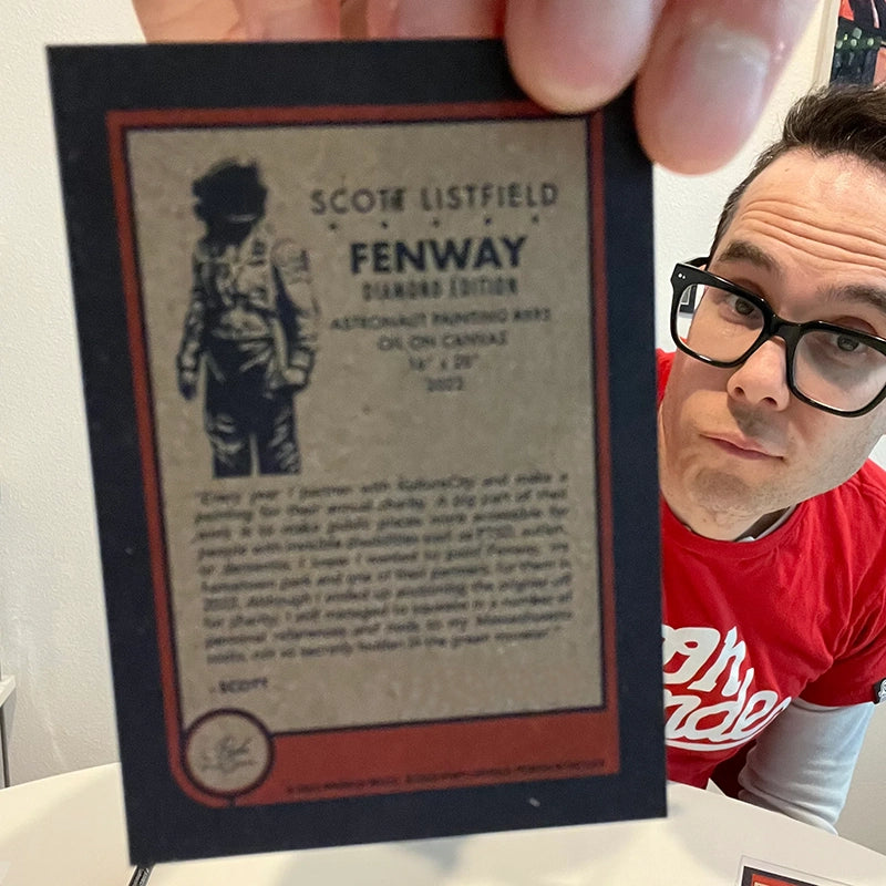 Scott Listfield "Fenway" Diamond Edition Trading Card