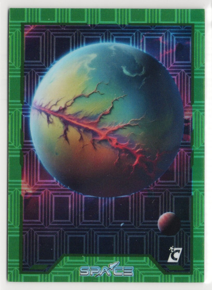 Cardsmiths Space – Galactic Edition – Exoplanet #42 – Emerald 85/99
