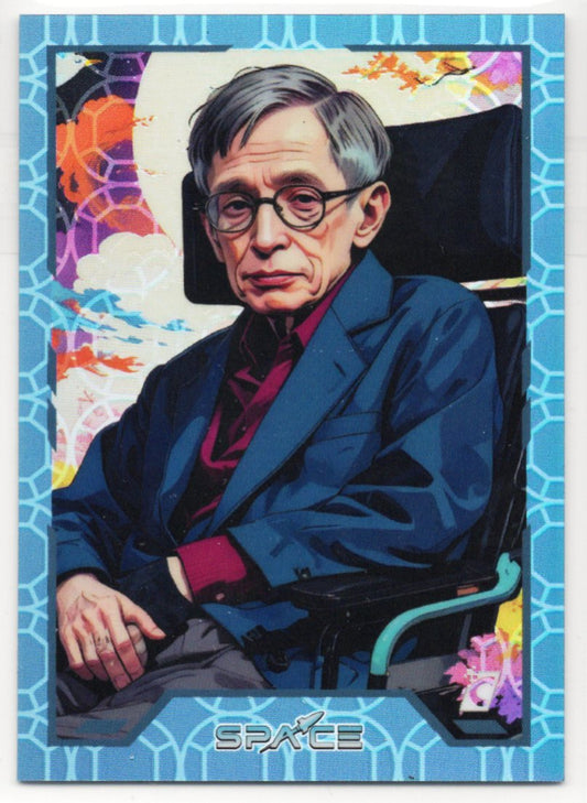 Cardsmiths Space – Galactic Edition - Stephen Hawking #60 – Blue Topaz 177/199