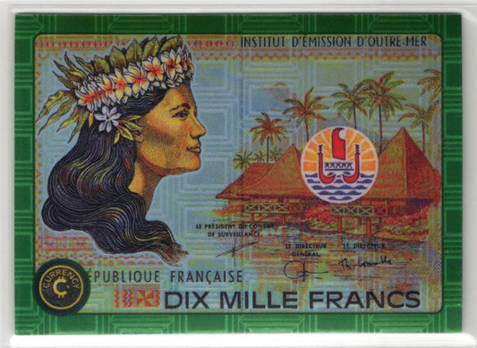 2025 Cardsmiths Summer Series – 10000 CFP Francs #SM-16 – Emerald 35/99