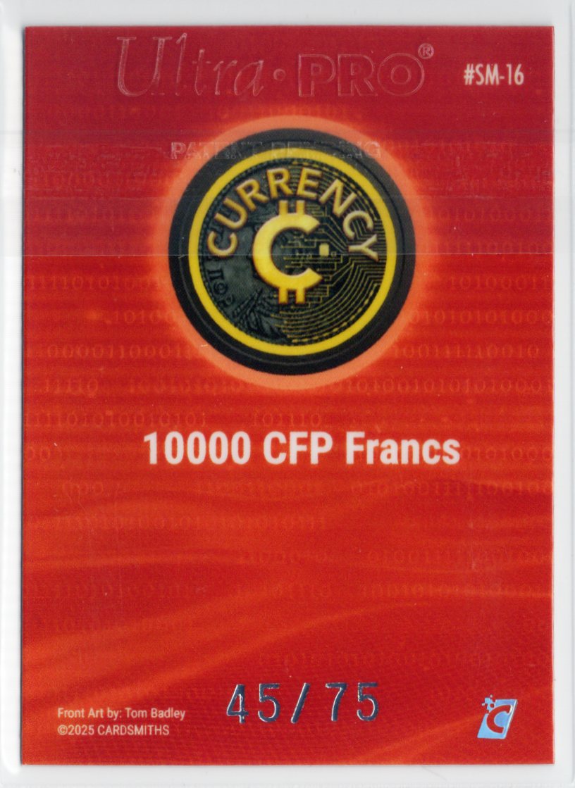 2025 Cardsmiths Summer Series – 10,000 CFP Francs - Garnet 45/75
