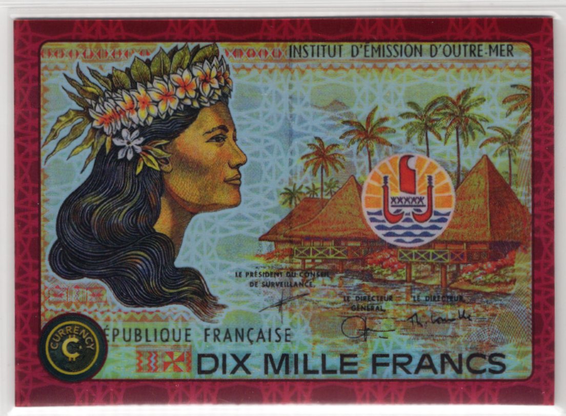 2025 Cardsmiths Summer Series – 10,000 CFP Francs – Ruby 09/25