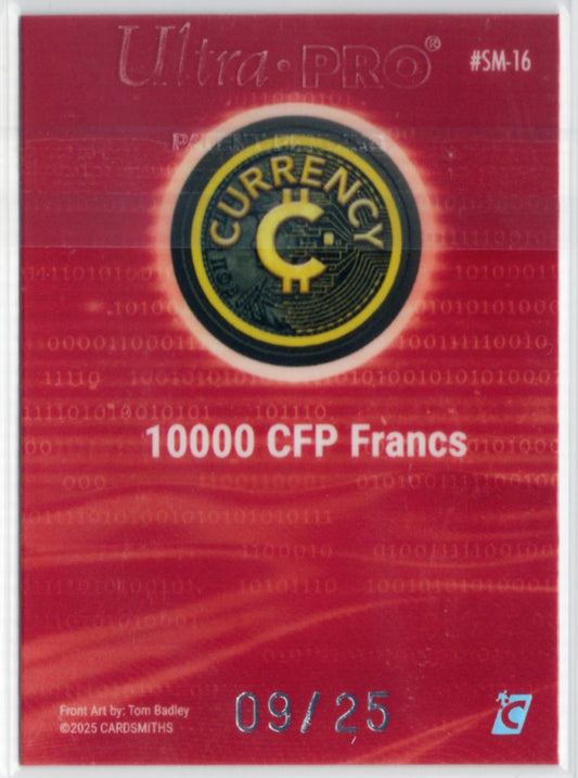 2025 Cardsmiths Summer Series – 10,000 CFP Francs – Ruby 09/25