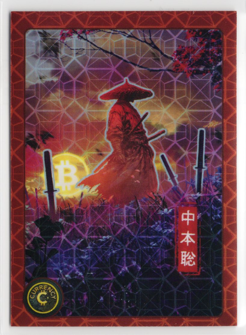 2025 Cardsmiths Summer Series – Satoshi Nakamoto - Garnet 05/75