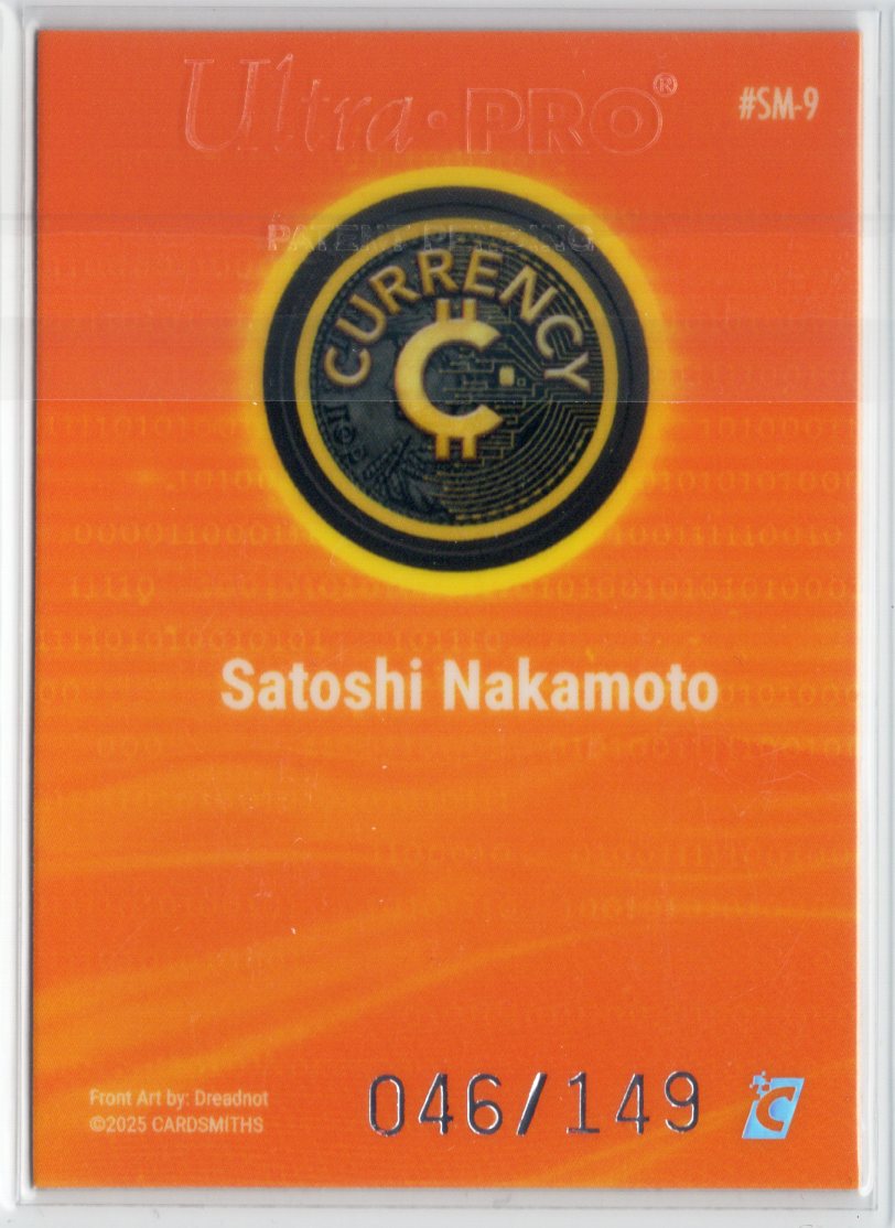 2025 Cardsmiths Summer Series – Satoshi Nakamoto - Beryl 046/149