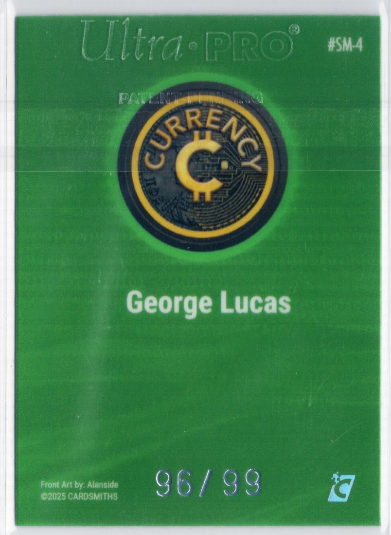 2025 Cardsmiths Summer Series – George Lucas - Emerald 096/99